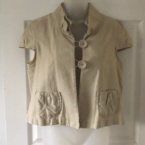 Sashimi Jacket Natural Linen Work/leisure